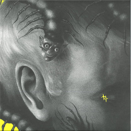 Vinyl record titled "Rave Alert" by Beatrice M., Amor Satyr, Lia Catreux, Spirit Vortex Club, Israfel, Yolek featuring Freky, front cover.
