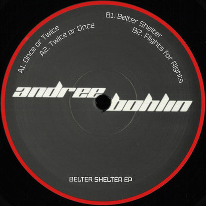 Andree Bohlín Belter Shelter EP vinyl record with colorful abstract cover art on Vinyl Future label.