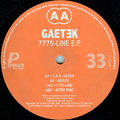 GAETEK – 7775-LINE E.P.