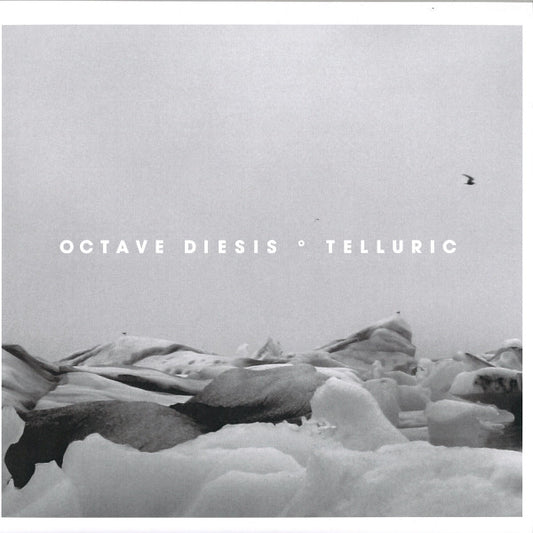 Vinyl record titled "Octave Diesis – Telluric" with abstract colorful cover art, front view of the album.