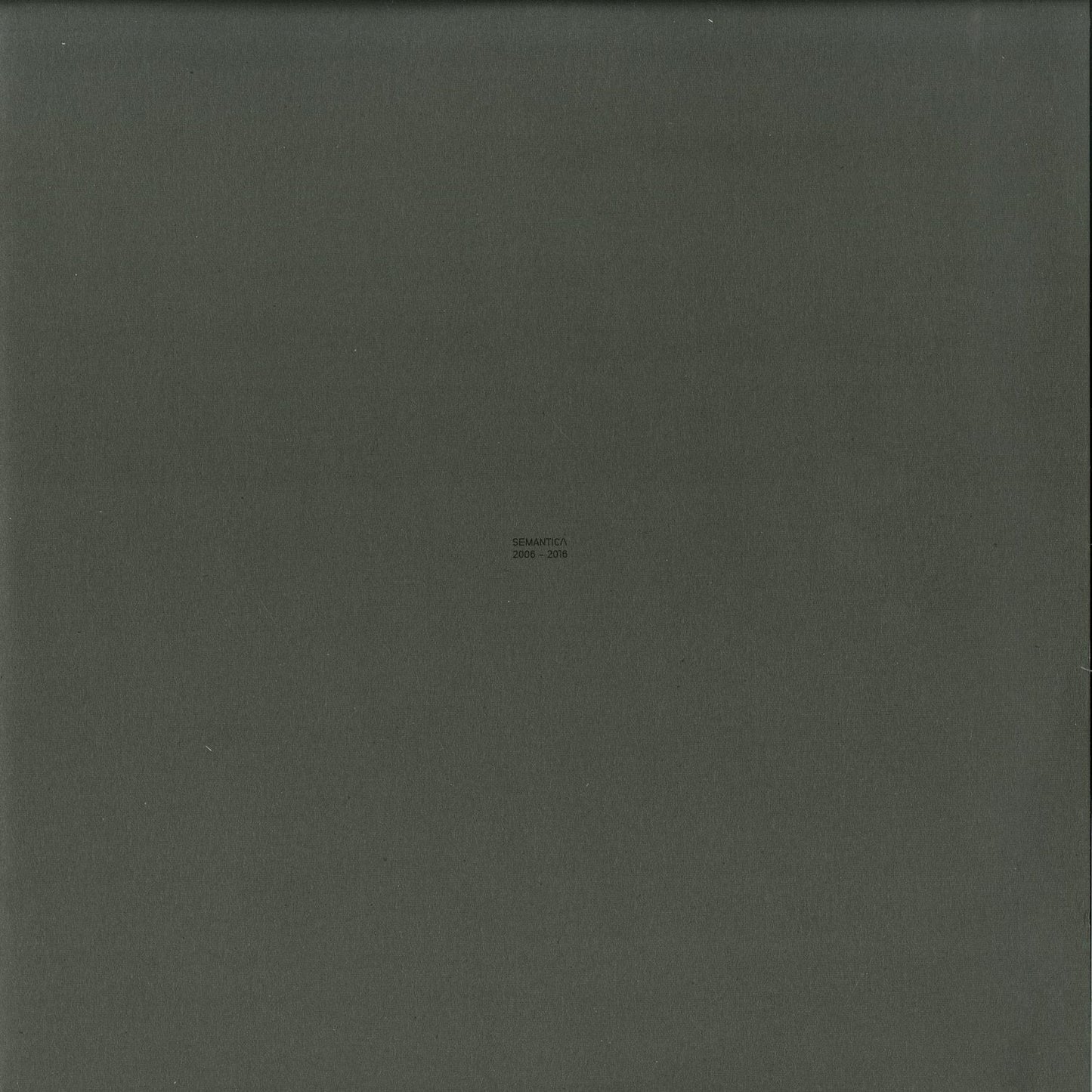 Second hand vinyl record of Shifted, Yves De Mey, Oscar Mulero, Retina.IT Semantica 2006-2016, showing the front cover with artwork.