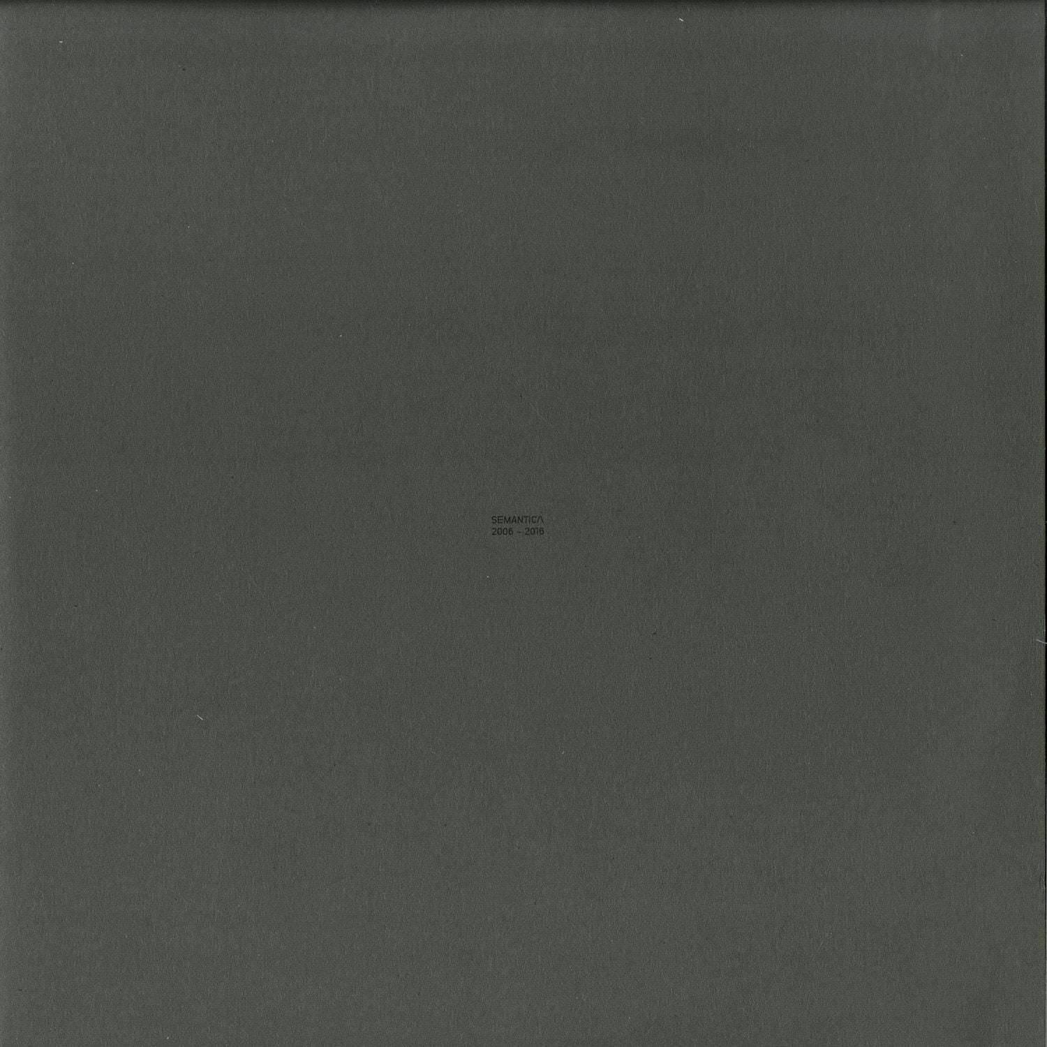Second hand vinyl record of Shifted, Yves De Mey, Oscar Mulero, Retina.IT Semantica 2006-2016, showing the front cover with artwork.