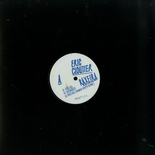 Second Hand vinyl record "Raxeira EP" by Eric Cloutier, showing the front cover with abstract artwork and record label details.