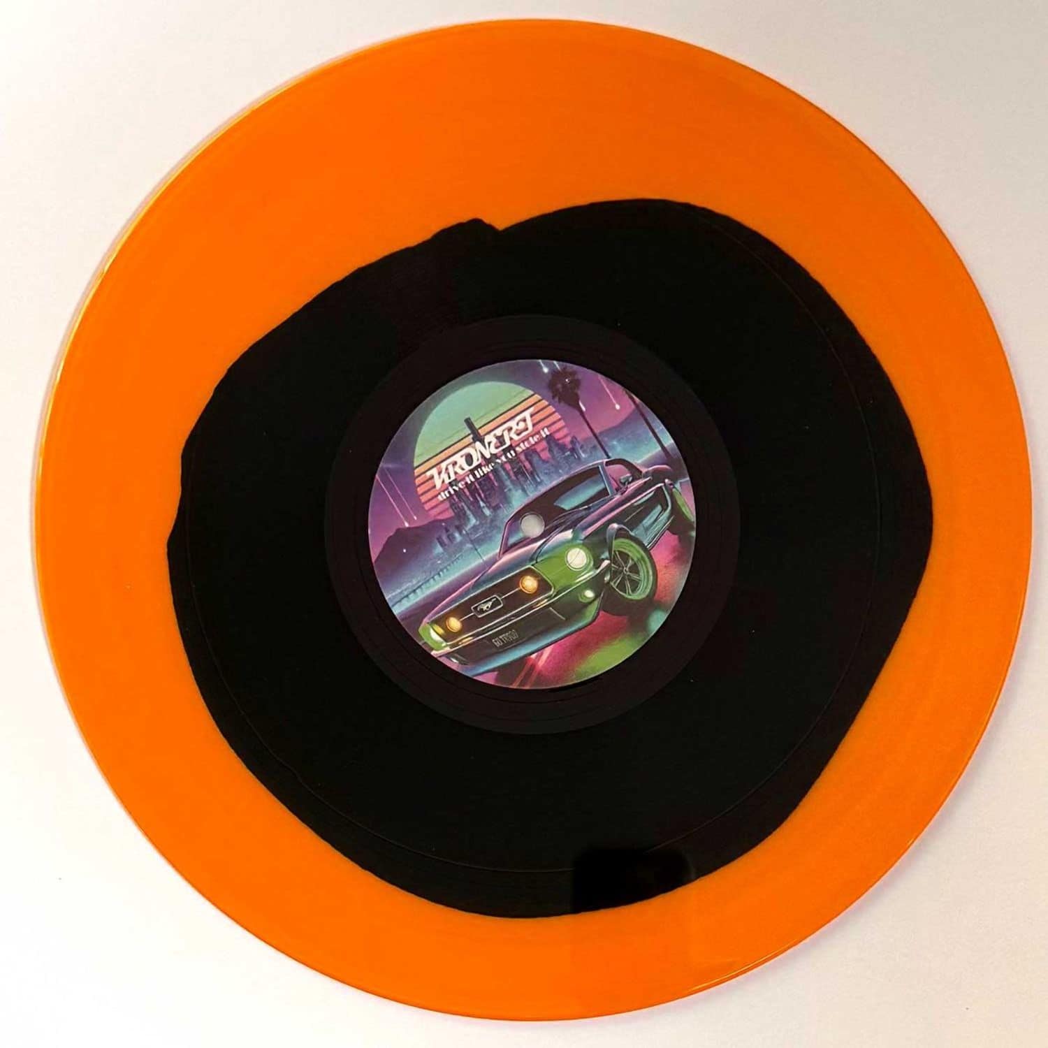 Decks KRONERT vinyl record titled "Drive It Like You Stole It" with colorful album cover art, front view image.