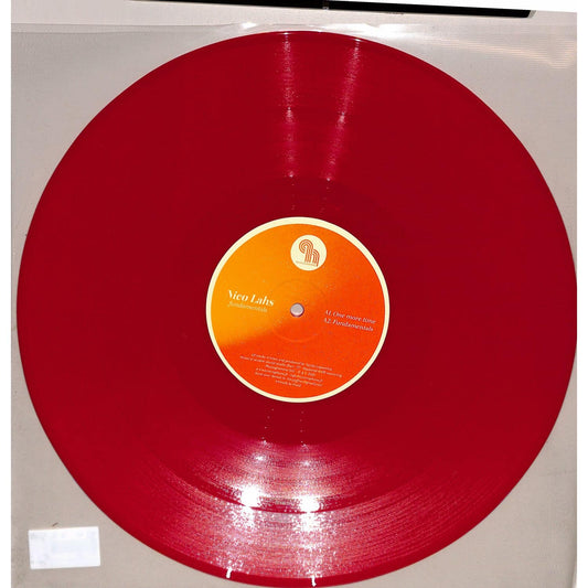 Syncrophone NICO LAHS – FUNDAMENTALS vinyl record with colorful abstract artwork on the front cover.