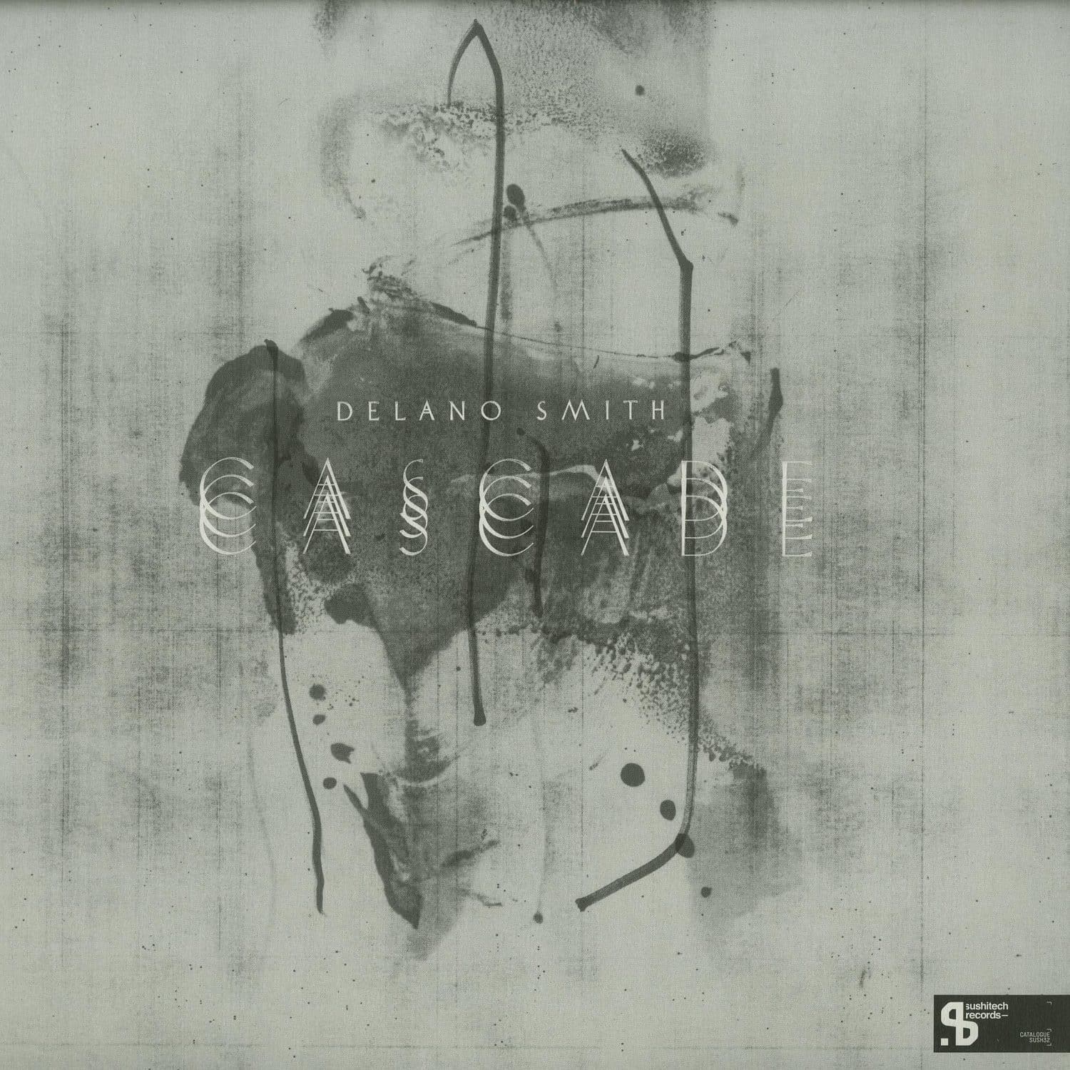 Second hand vinyl record "Cascade" by Delano Smith, Marcel Dettmann, Makam, Steve O'Sullivan, and Oracy, front cover art.