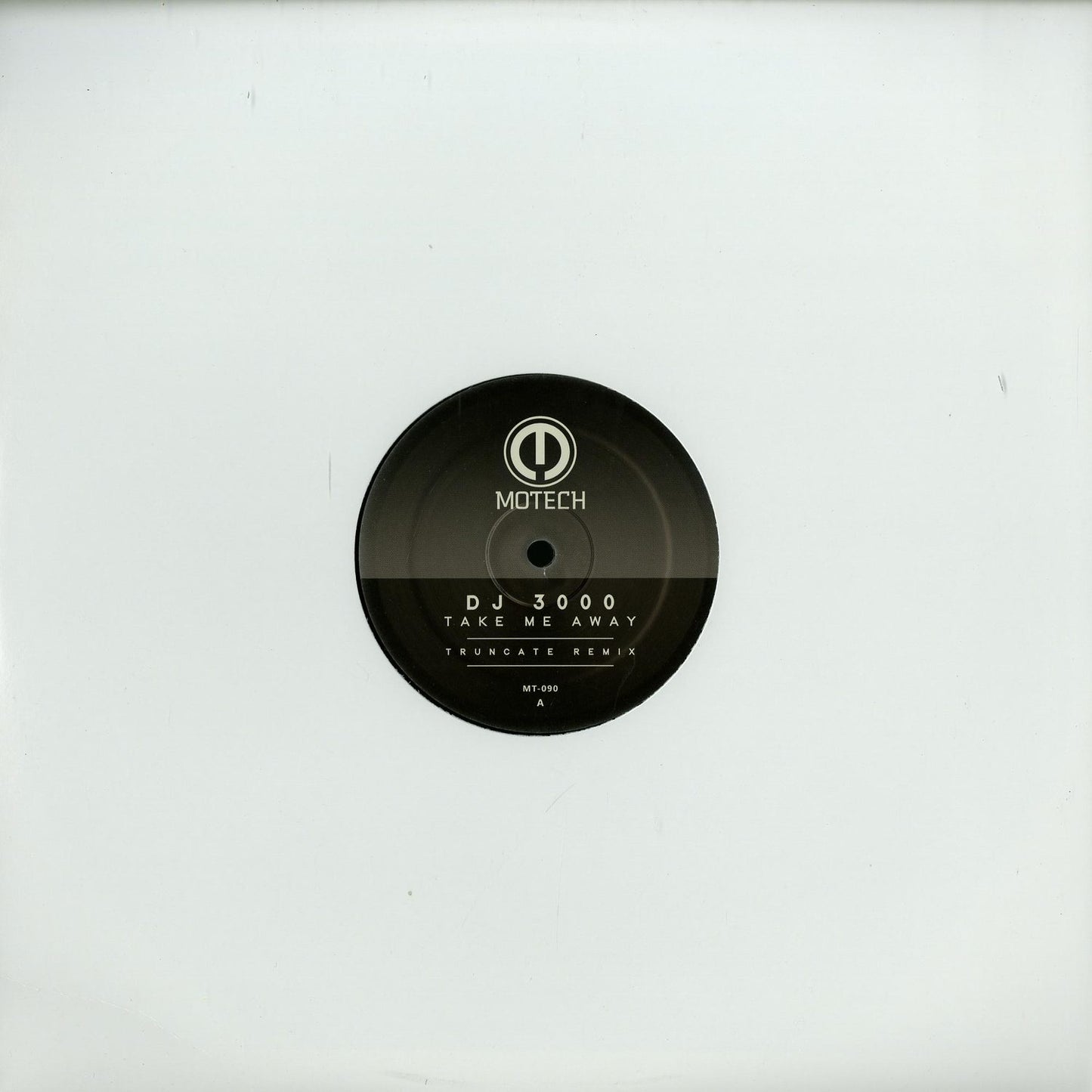 Second Hand DJ 3000 vinyl record titled "Take Me Away" with colorful album art on the front.