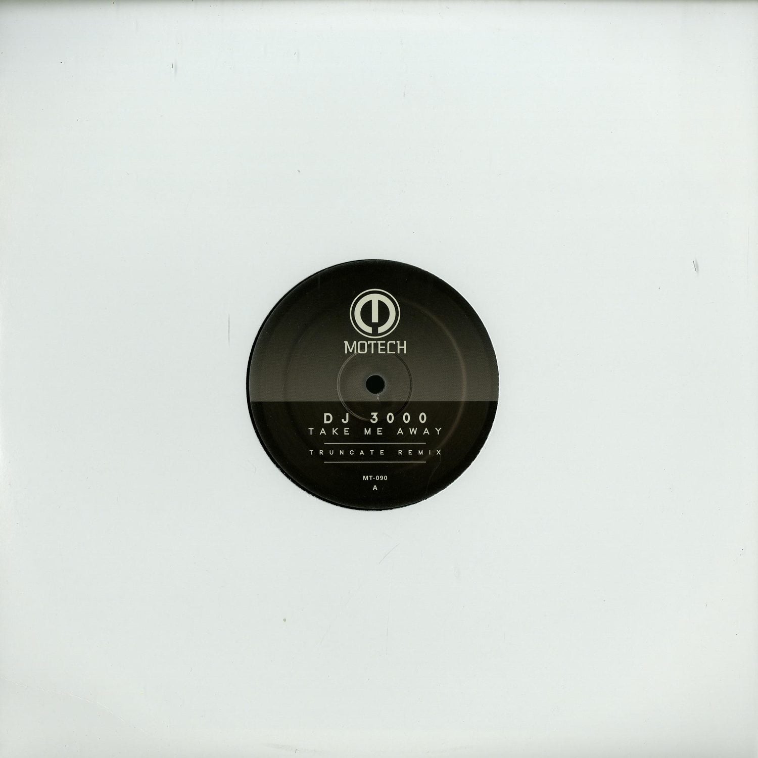 Second Hand DJ 3000 vinyl record titled "Take Me Away" with colorful album art on the front.