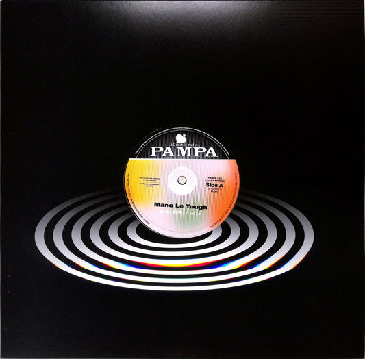 Decks MANO LE TOUGH vinyl record titled "Aye Aye Mi Mi" featuring colorful album cover art.