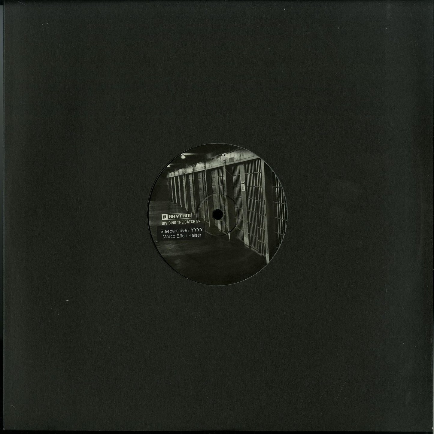 Second hand vinyl record "Dividing The Catch" EP by Marco Effe, from SLEEPARCHIVE, featuring colorful abstract cover art.