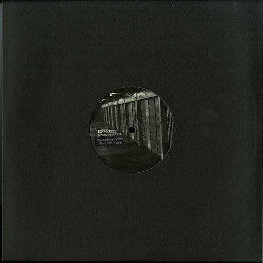 Second hand vinyl record "Dividing The Catch" EP by Marco Effe, from SLEEPARCHIVE, featuring colorful abstract cover art.