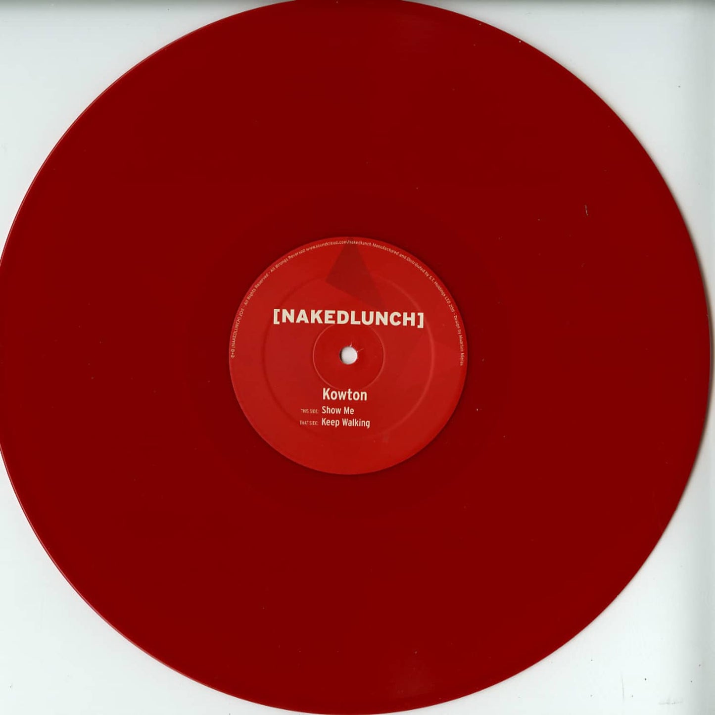 Second Hand vinyl record of KOWTON – KEEP WALKING / SHOW ME, showing the front cover with bold text and artwork design.