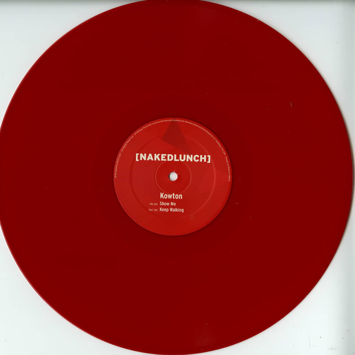 Second Hand vinyl record of KOWTON – KEEP WALKING / SHOW ME, showing the front cover with bold text and artwork design.