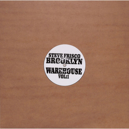 DBH vinyl record "Brooklyn Warehouse Vol. 1" by Steve Frisco showing the front cover artwork.