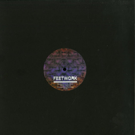 Decks T-POLAR vinyl record by Feetwork featuring colorful abstract artwork on the front cover.