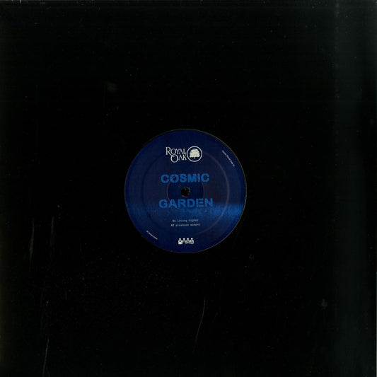 COSMIC GARDEN – PLEASURE MOMENT vinyl record featuring colorful artwork and label design from Second Hand.