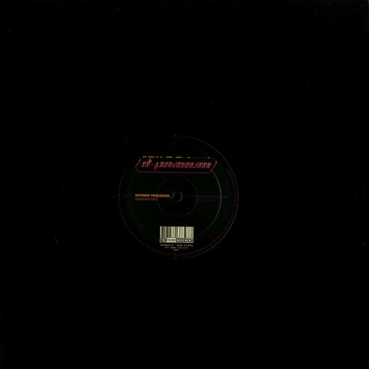 Second Hand vinyl record D-PASSION – Different Frequencies / Indestructible / Knocking Walls Down promo remix, front cover with vibrant artwork.