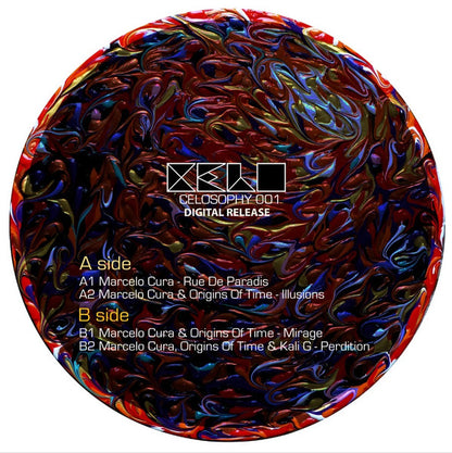 MARCELO CURA, ORIGINS OF TIME, KALI G ‎– CELOSOPHY 001