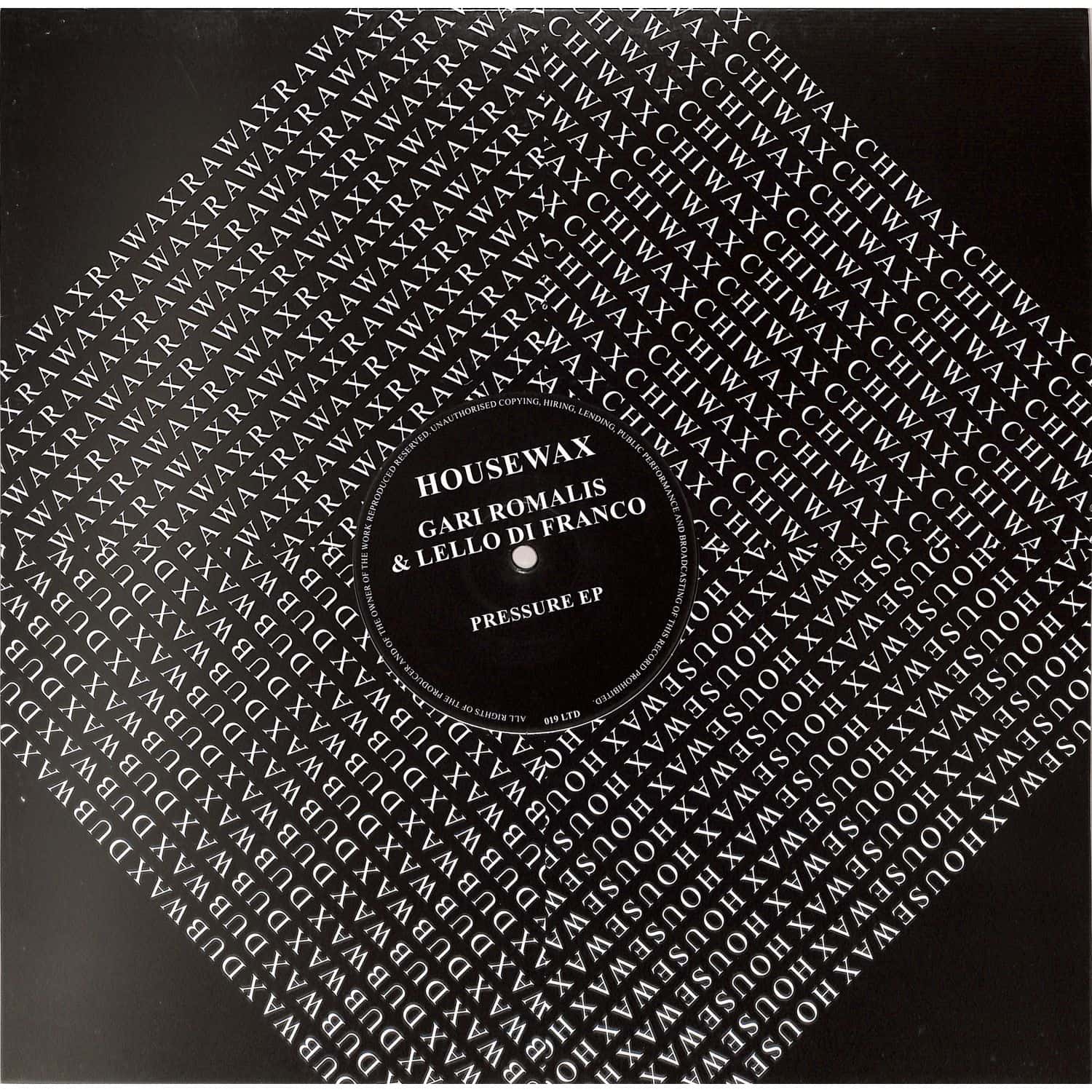 GARI ROMALIS & LELLO DI FRANCO – PRESSURE EP - Chippy Chasers Record Store