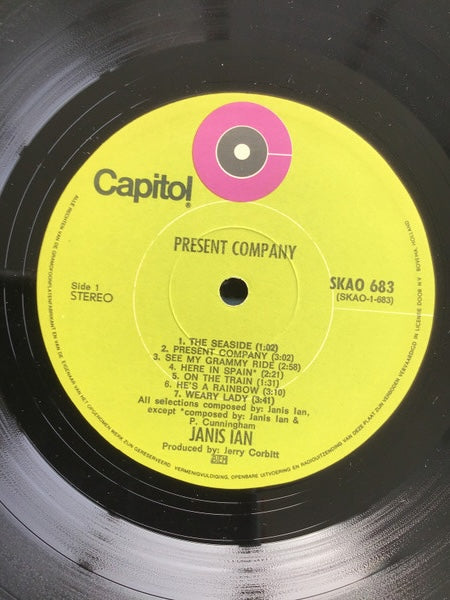 JANIS IAN – PRESENT COMPANY