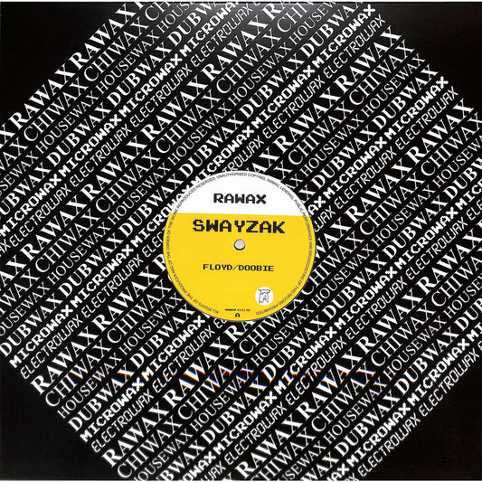 Rubadub Floyd / Doobie vinyl record by SWAYZAK, front cover featuring abstract artwork and bold typography.