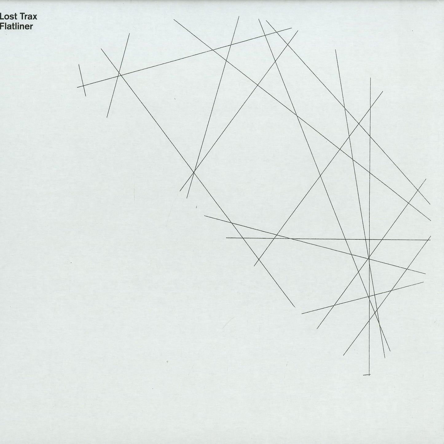 Second Hand LOST TRAX Flatliner vinyl record with colorful album art and black vinyl disc visible.