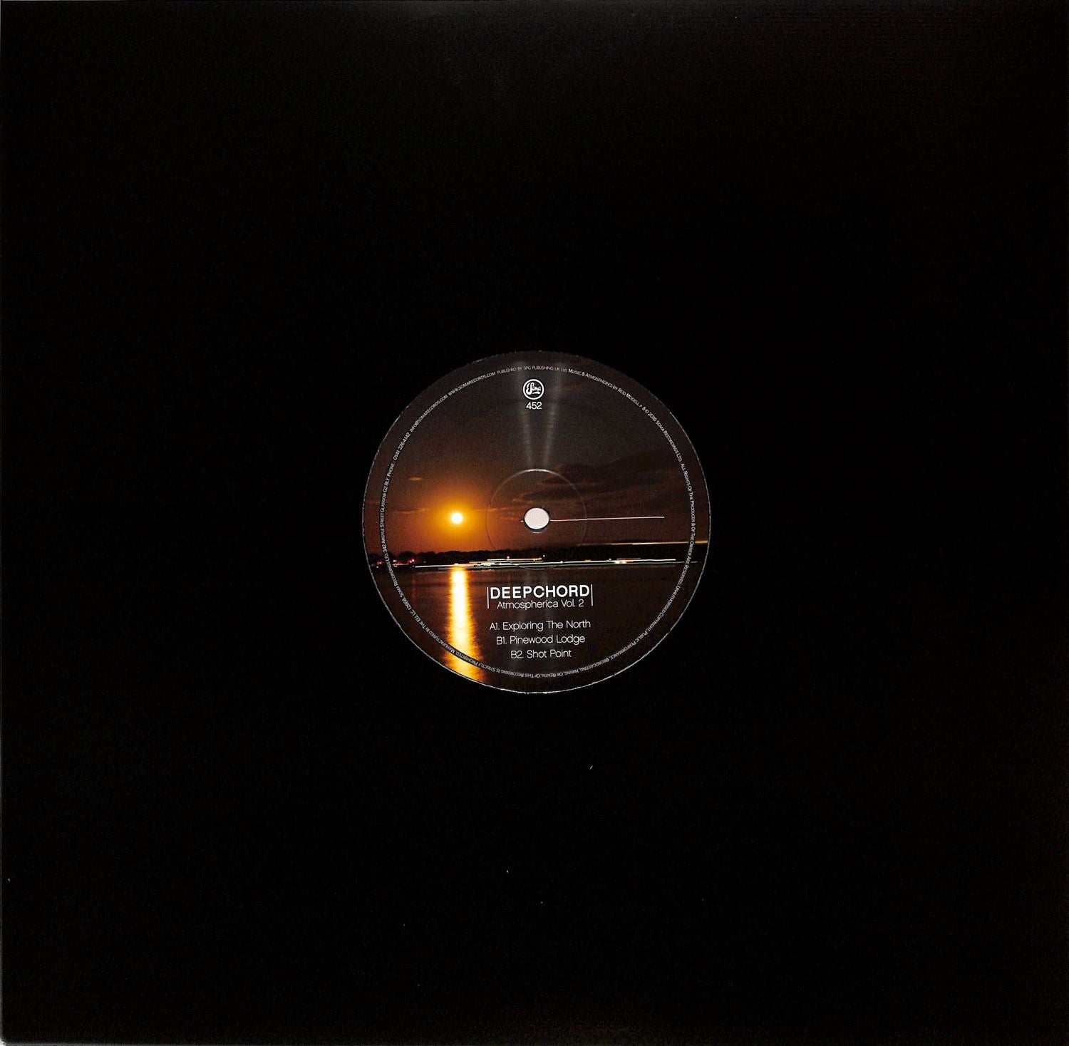 Deepchord Atmospherica Vol. 2 vinyl record by Rubadub, featuring ambient and electronic music, with artwork on the front cover.