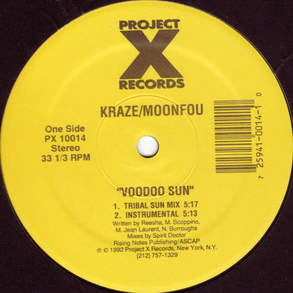 KRAZE / MOONFOU – VOODOO SUN