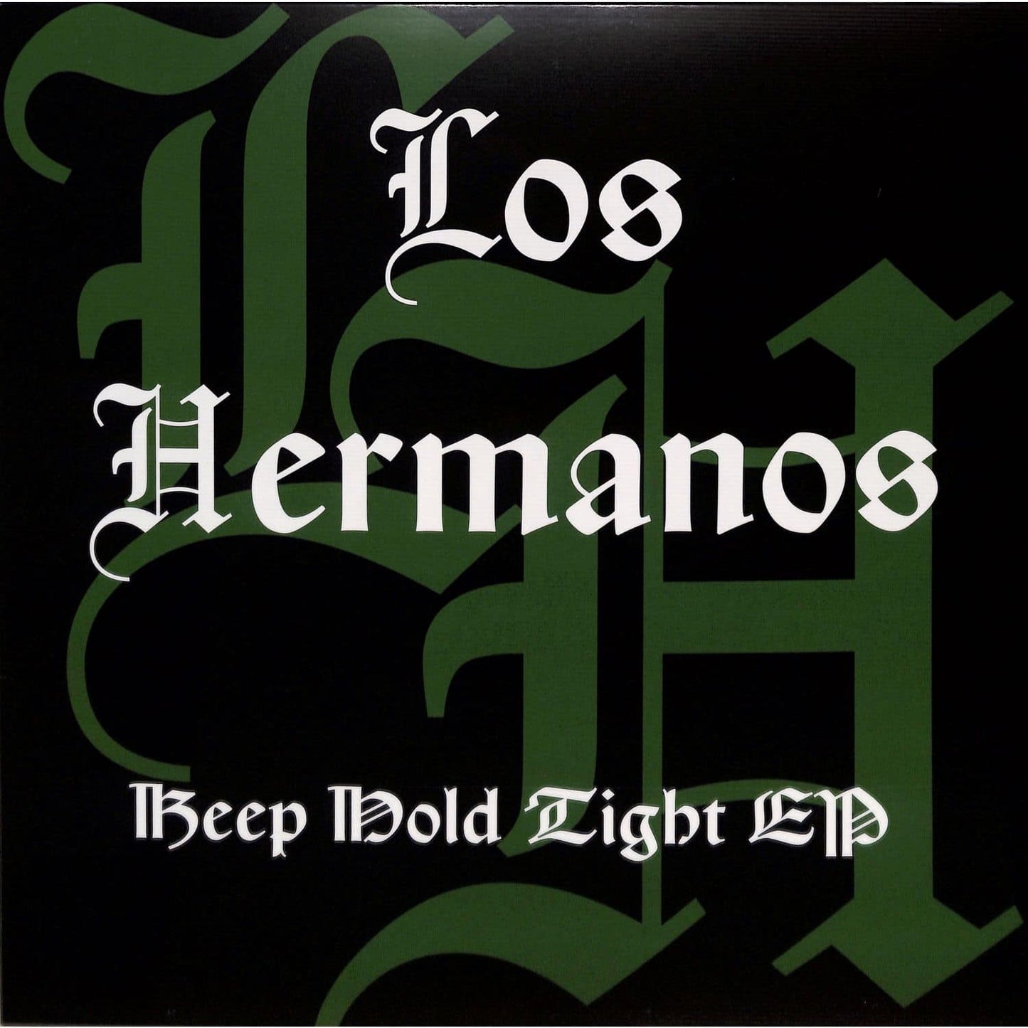 DBH vinyl record of LOS HERMANOS – KEEP HOLD TIGHT EP, showing the front cover with colorful artwork.