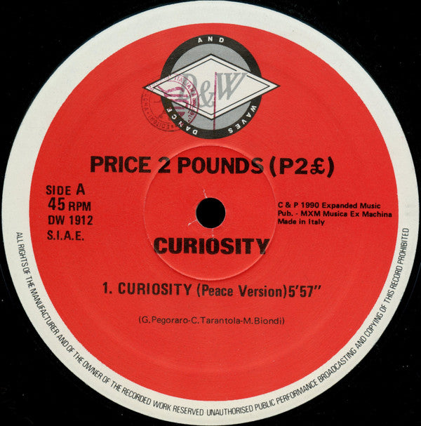 PRICE 2 POUNDS (P 2 £) – CURIOSITY