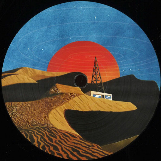 Second Hand HUERTA Echo Your Thoughts vinyl record with colorful abstract cover art, front view showcasing the album design.