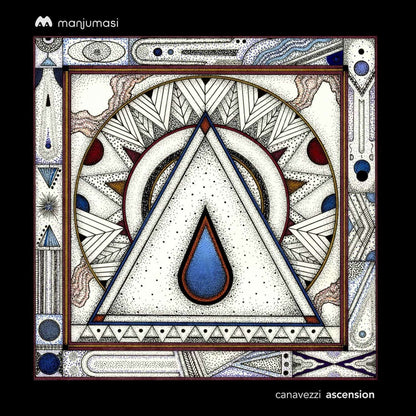 Decks Canavezzi Ascension vinyl record with colorful abstract cover art, showcasing a modern design and record label details.
