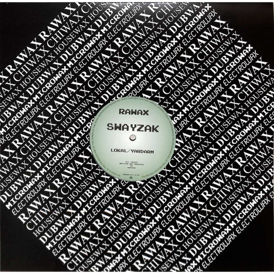 Rubadub SWAYZAK Lokal / Yardarm vinyl record with colorful abstract artwork on the cover.