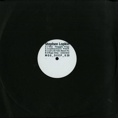 Second Hand vinyl record of Stephen Lopkin's "The Haggis Trap" with colorful album cover artwork visible.