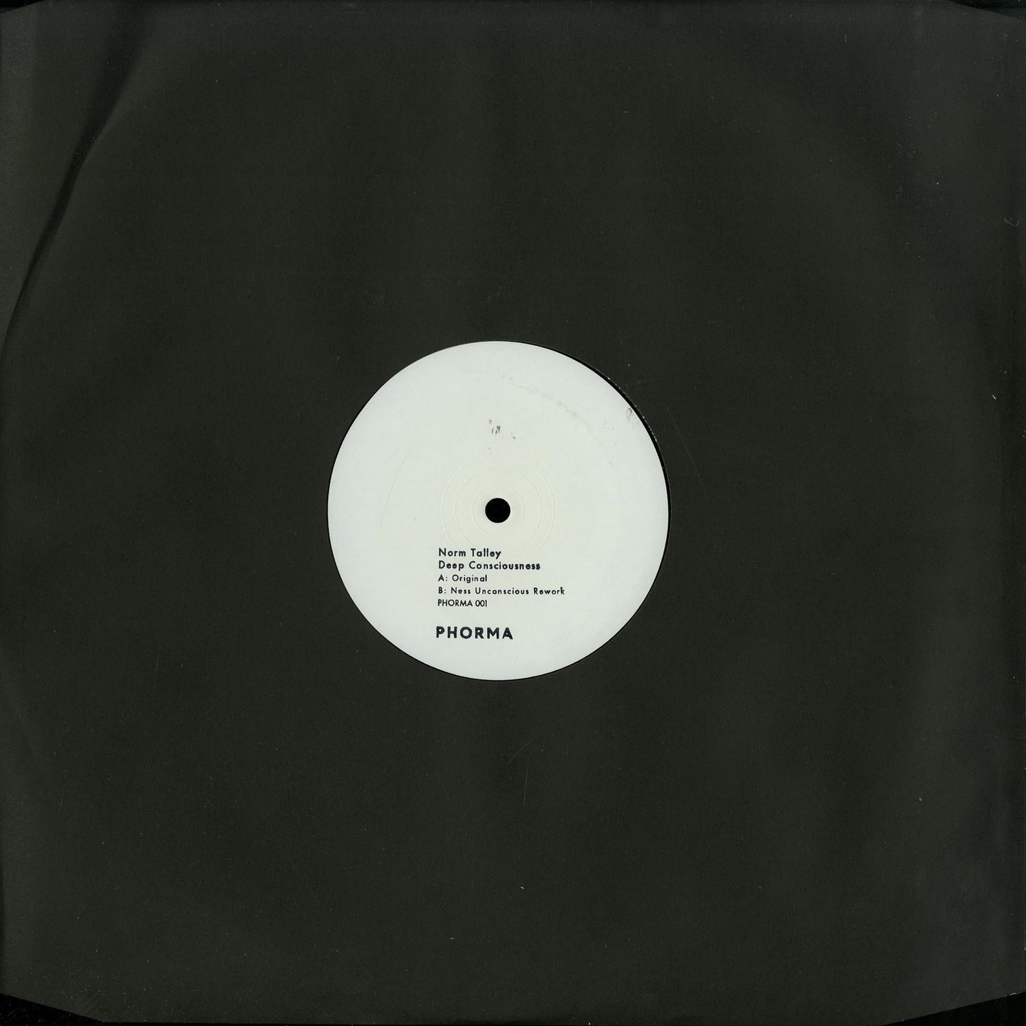 Second Hand vinyl record of NORM TALLEY – DEEP CONSCIOUSNESS with the front cover artwork visible in the image.