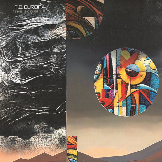 Vinyl Future F.C. Europa – The Score vinyl record with colorful label design and album artwork on the front.