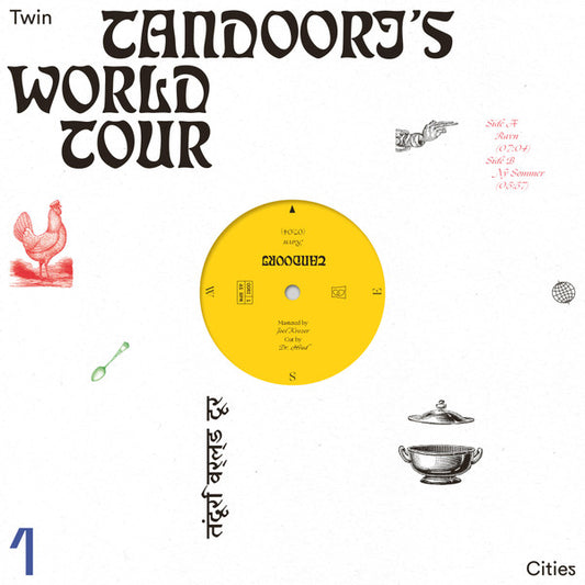 Second Hand TANDOORI – WORLD TOUR 1 vinyl record with colorful album cover art featuring vibrant design elements.