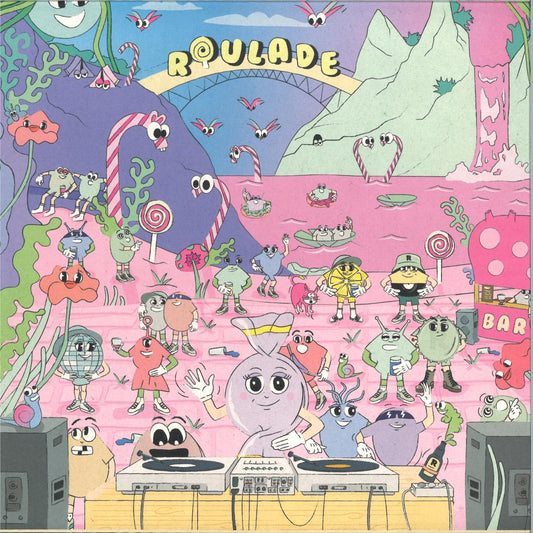 Vinyl record titled "ROULADE 2000" by OCCIBEL and MEROV' from the EVOCK series, featuring colorful album art on the front.