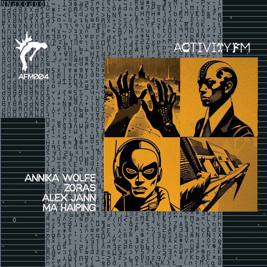 Decks vinyl record featuring Annika Wolfe, Zoras, Alex Jann, and Ma Haiping, with colorful album artwork on the front.
