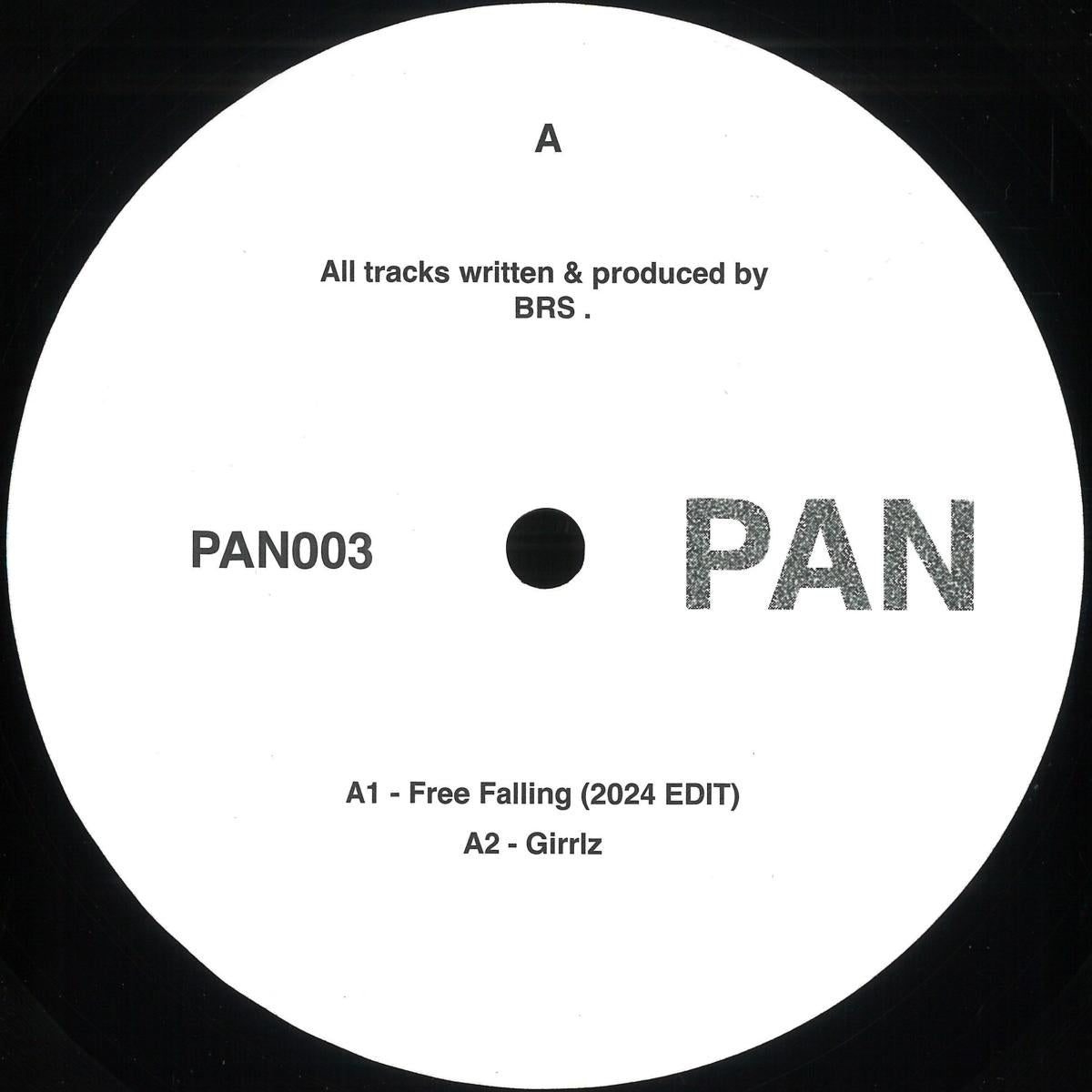 Vinyl Future BRS – PAN 003 vinyl record with colorful abstract artwork on the front cover.