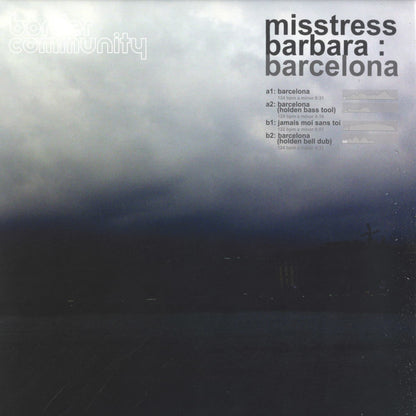Second hand vinyl record MISSTRESS BARBARA, HOLDEN – BARCELONA with colorful cover art visible in the image