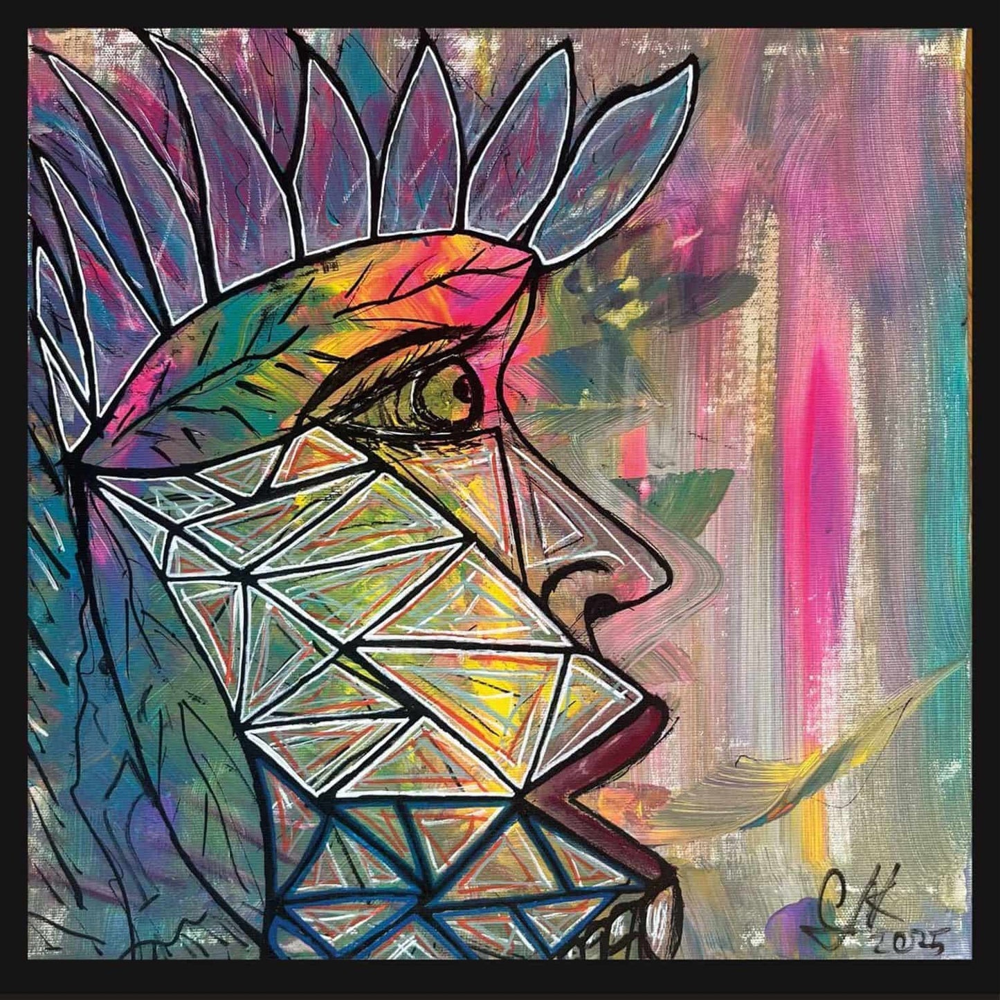 Decks CRISTI KLEBLEEV Mentally Unstable Rocket vinyl record with colorful abstract cover art.