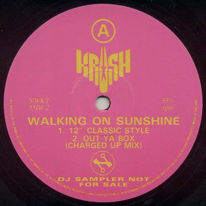 KRUSH – WALKING ON SUNSHINE