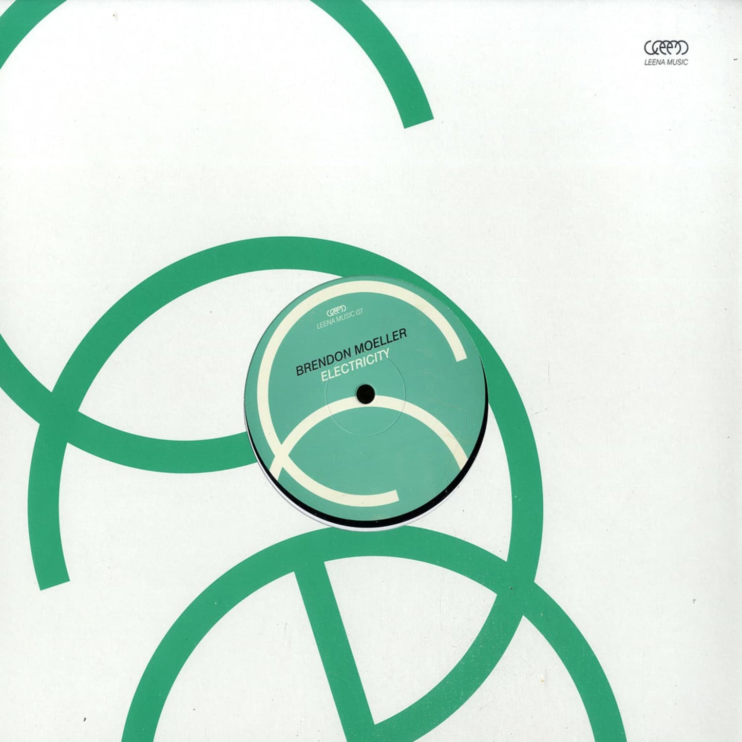 Second Hand vinyl record titled "Electricity" by Brendon Moeller, featuring the album cover art with vibrant colors and abstract design.