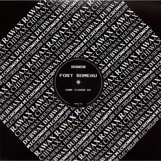 DBH FORT ROMEAU Come Closer EP vinyl record with colorful abstract artwork on the front cover.