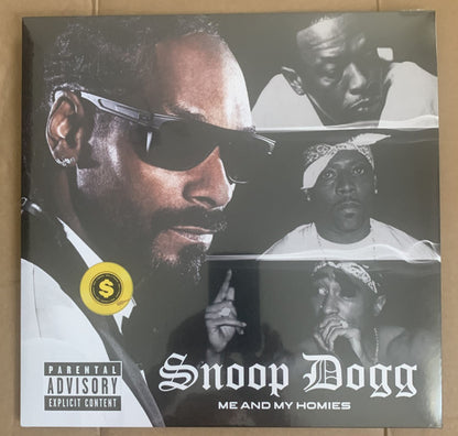 Snoop Dogg "Me and My Homies" vinyl record with colorful album cover artwork, second-hand condition, front view.
