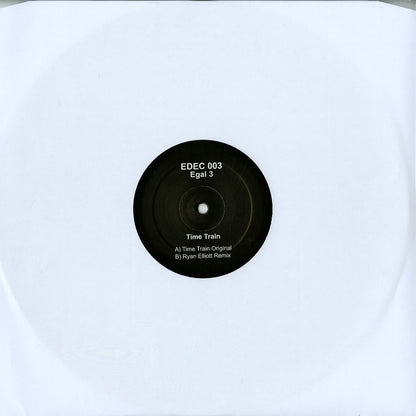 Second Hand vinyl record of "Time Train" by Ryan Elliott, featuring the album cover with abstract artwork and vintage design.