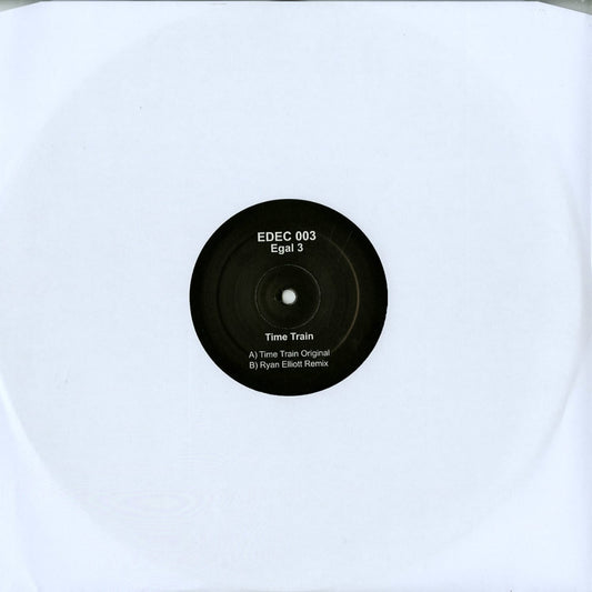 Second Hand vinyl record of "Time Train" by Ryan Elliott, featuring the album cover with abstract artwork and vintage design.