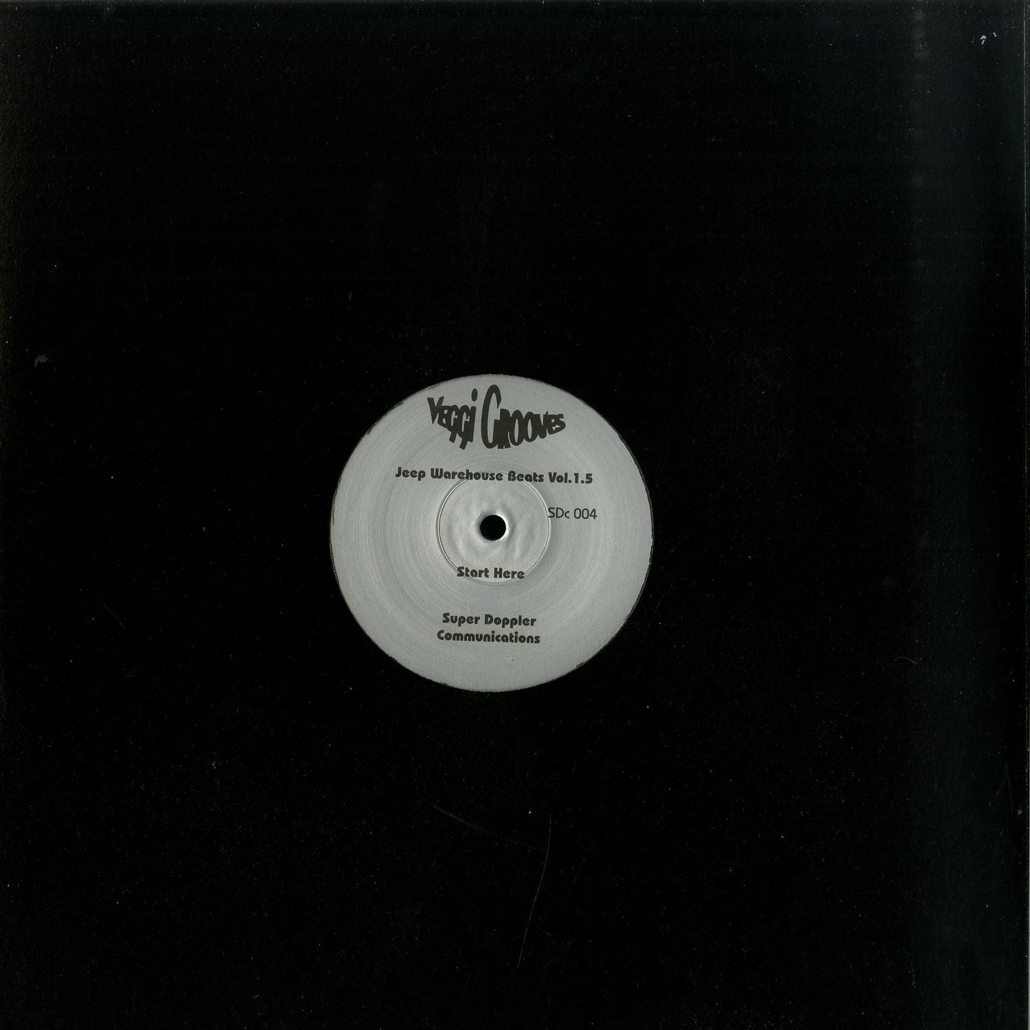 Second hand vinyl record of VEGGI GROOVES, HANI – JEEP WAREHOUSE BEATS VOLUME 1, showing the front cover artwork.