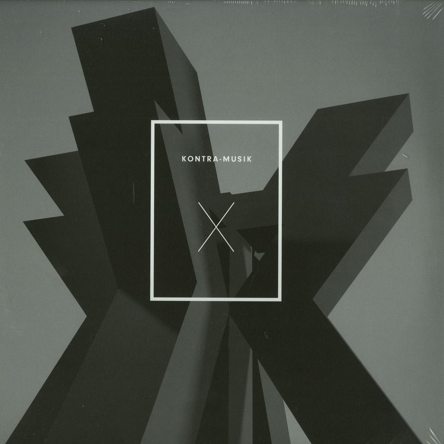 Front cover of the VARIOUS ARTISTS – X vinyl record featuring abstract artwork and bold typography.
